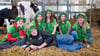 Für den Teamwettbewerb haben sich  die Jungzüchter der Seydaland Vereinigte Agrarbetriebe das Motto „Dschungelqueens“ ausgesucht.