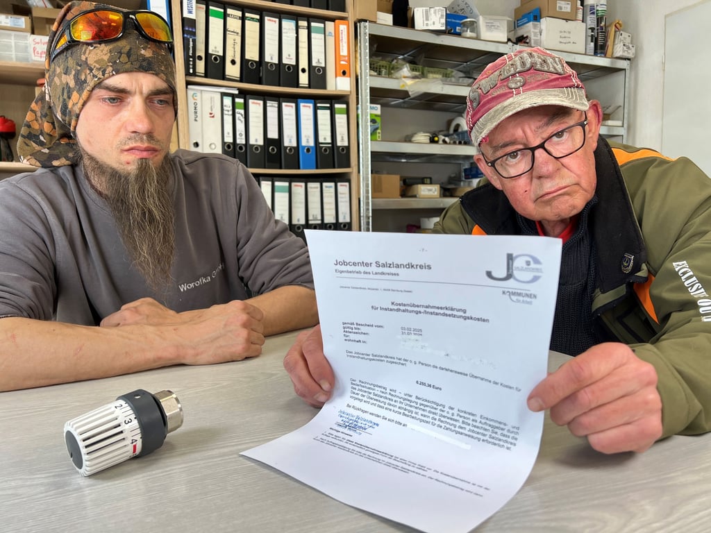 Die Firma Worofka wartete schon lange auf die Zahlung ihrer Rechnung vom Jobcenter. Erst als der Artikel erschienen war, ging das Geld ein.