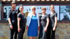 Das Team vom Friseursalon am Schlosspark in Flechtingen kam  zur Geschäftsübergabe. 