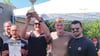 Die Sieger: Tobi Becker, Martin Engelmann, Felix Labesehr und Sven Engelmann (von links).