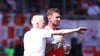 Der HFC um Trainer Mark Zimmermann und Jan Löhmannsröben sind im Meisterrennen auf Schützenhilfe angewiesen.