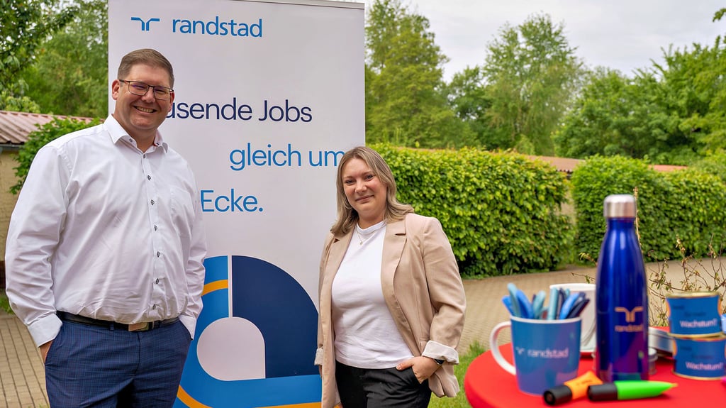 Worauf Dominik Günther-Madel und Maria Pichl vom Personaldienstleister Randstad setzen.
