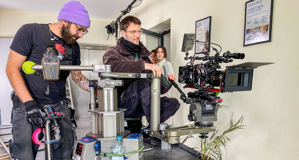 Für die Dokufiktion „I Love You My Narcissist“ hat das Filmteam im Innovationszentrum in Althaldensleben gedreht.