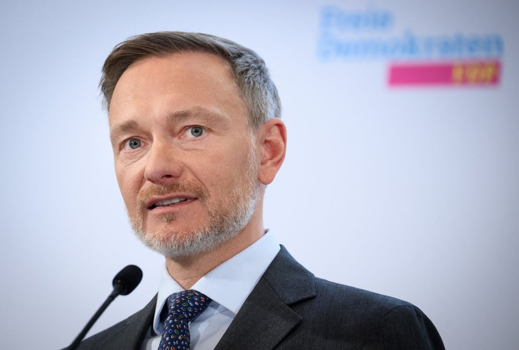 Christian Lindner gibt beim Parteitag FDP-Führung ab.