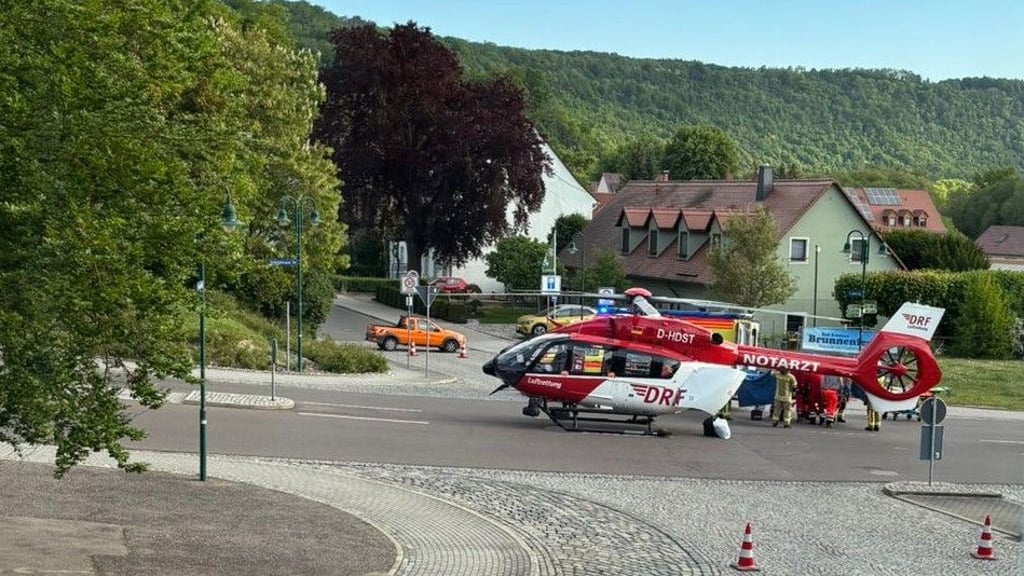 Der Notarzt war im Einsatz auf der B87.