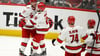 Die Carolina Hurricanes bejubeln den Einzug ins Finale der Eastern Conference.