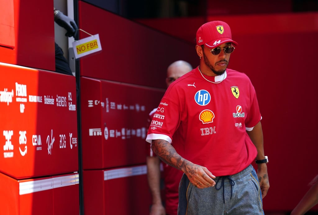 Kommt mit Ferrari nicht in Fahrt: Rekordweltmeister Lewis Hamilton.