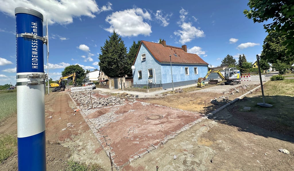 Eine der betroffenen Straßen in Gerwisch.