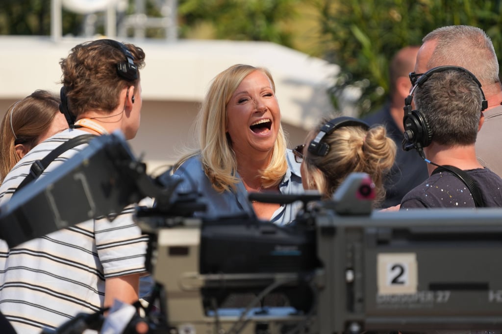 Andrea Kiewel beim ZDF-Fernsehgarten