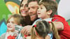 Xabi Alonso und seine Familie - hier im Jahr 2012 - haben sich in Leverkusen sehr wohlgefühlt.
