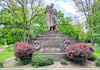 Das Denkmal im Oschersleber Knochenpark erinnert an die im Ersten Weltkrieg gefallenen Soldaten der Stadt Oschersleben.
