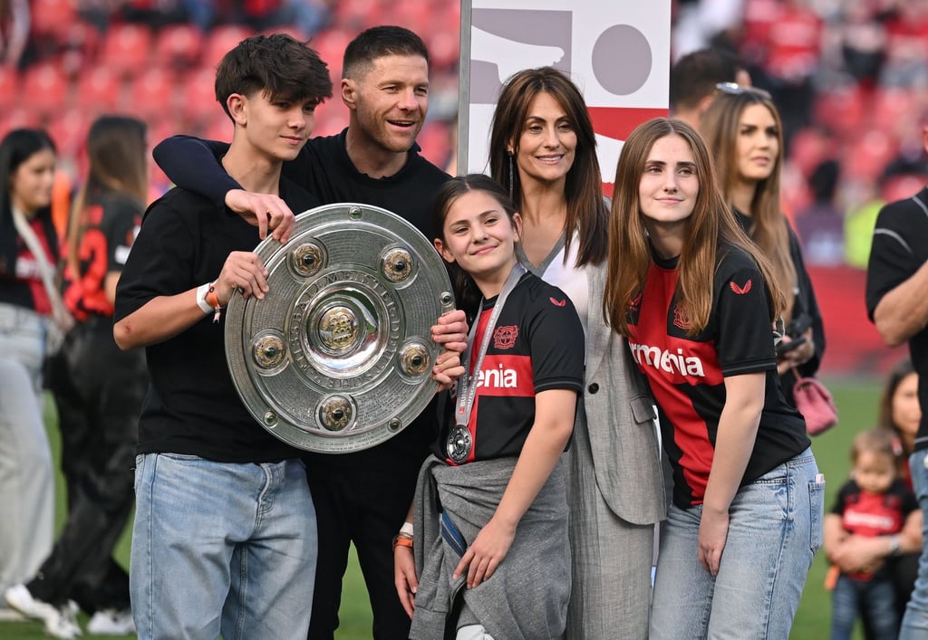 Xabi Alonso und seine Familie haben sich in Leverkusen sehr wohlgefühlt.