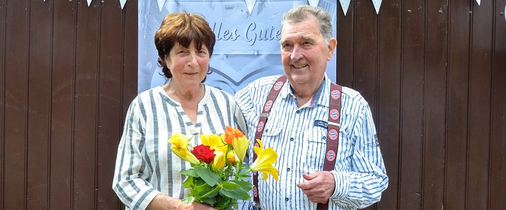 Ute und Heinrich Kassebaum aus Hornhausen feiern ihre Diamantene Hochzeit.