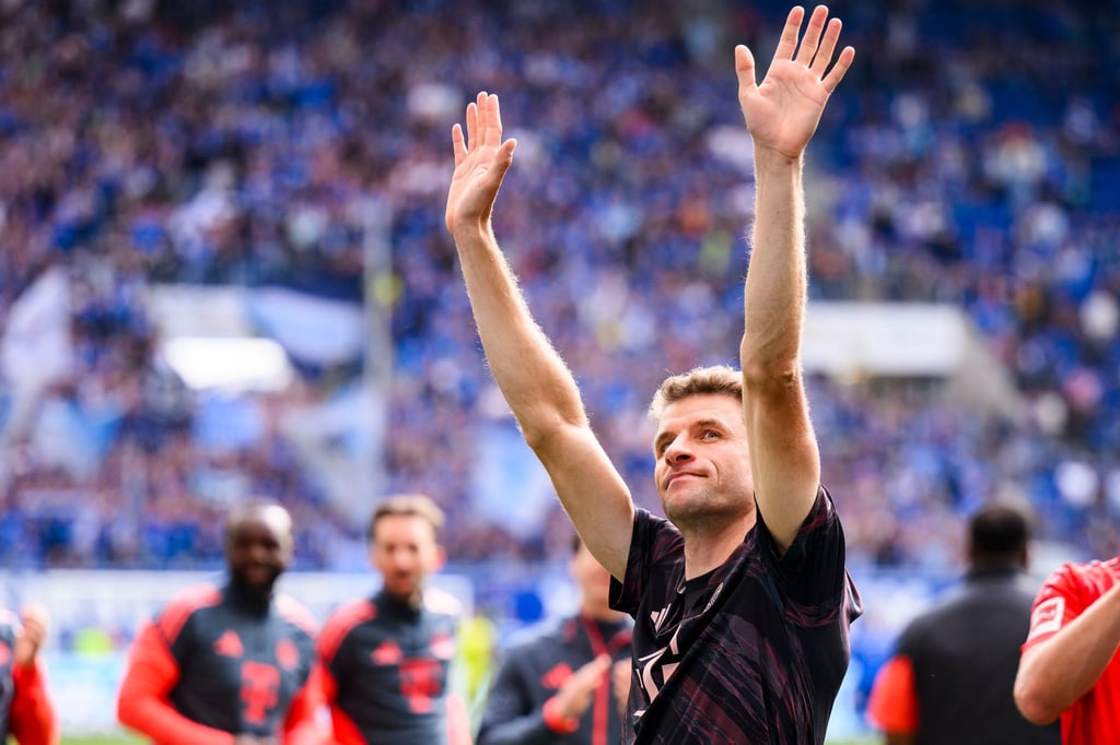 Thomas Müller nach seinem letzten Bundesliga-Spiel.