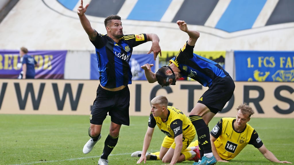 Ex-Magdeburger und Torjäger vom 1. FC Saarbrücken: Kai Brüner. Ihm gelang der Anschlusstreffer gegen den BVB II.