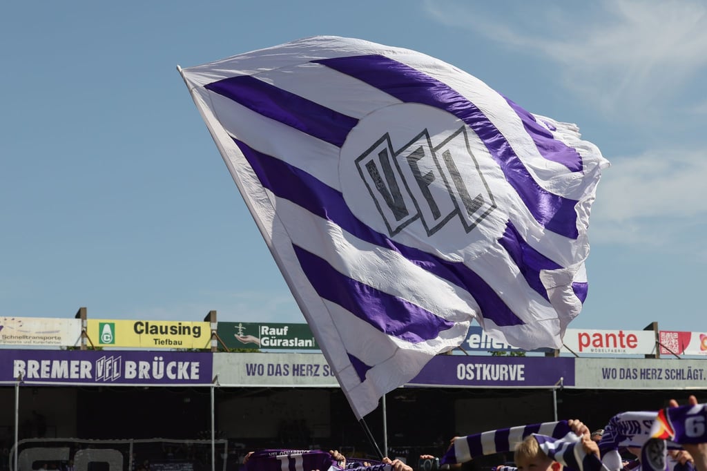 Eine Fahne des VfL Osnabrück.