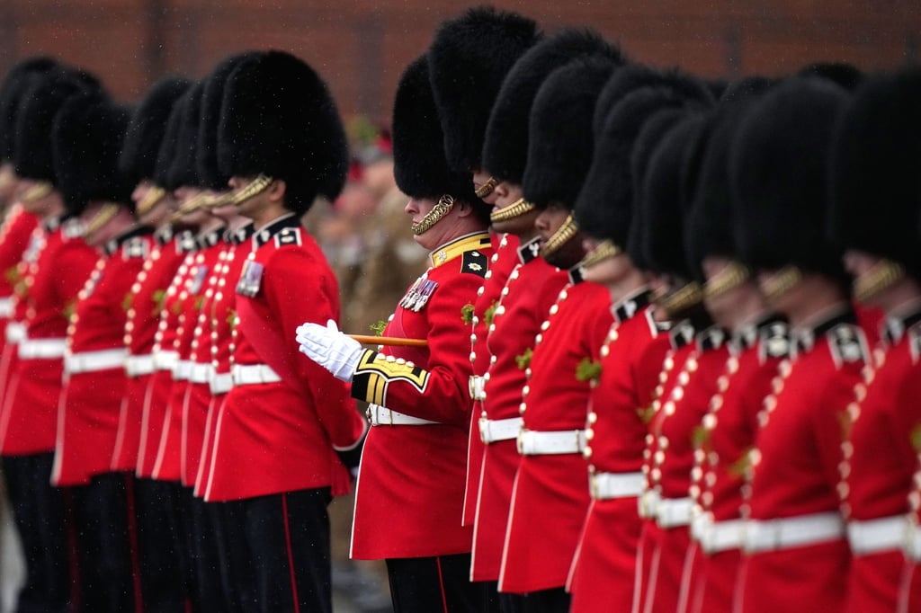 Die Band der Irish Guards spielt den britischen ESC-Beitrag - und die Royals reagieren. (Illustration)