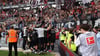Frankfurt feiert den Champions-League-Einzug.
