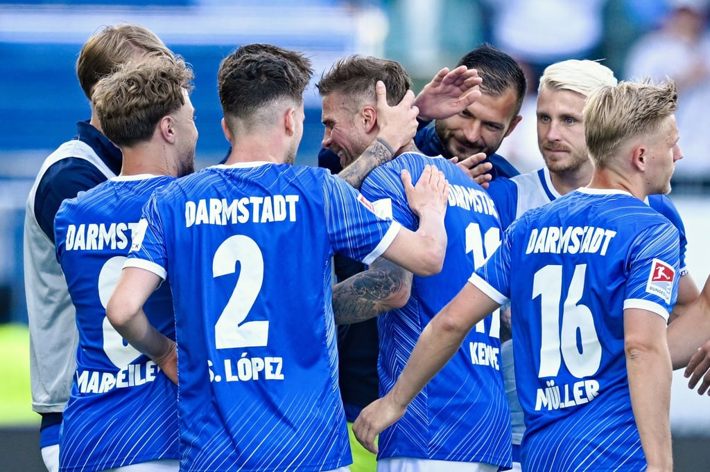 Verabschiedete sich mit einem Sieg von Darmstadt 98: Tobias Kempe.