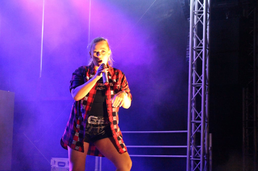 Sängerin Lena Maria Engel performte für Stereoact.