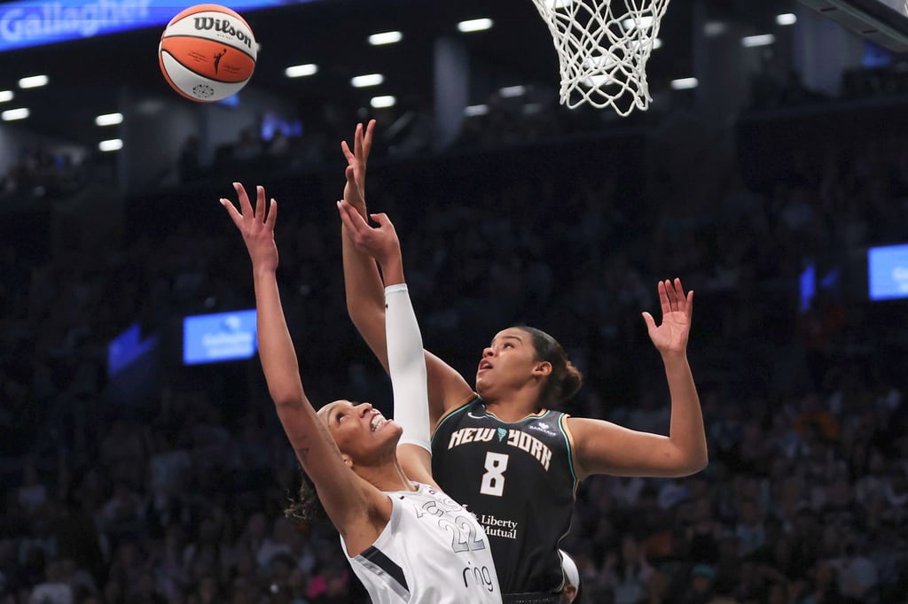 Nyara Sabally (r) und die New York Liberty starteten erfolgreich in die Mission Titelverteidigung.