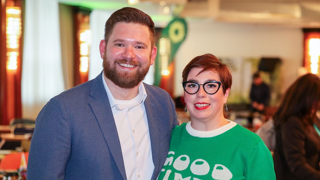 Neues Spitzen-Duo der Grünen Sachsen-Anhalt: Susan Sziborra-Seidlitz und Dennis Helmich.