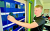 Am Campus Technicus in Bernburg gibt es Handytaschen in jedem Klassenraum. 