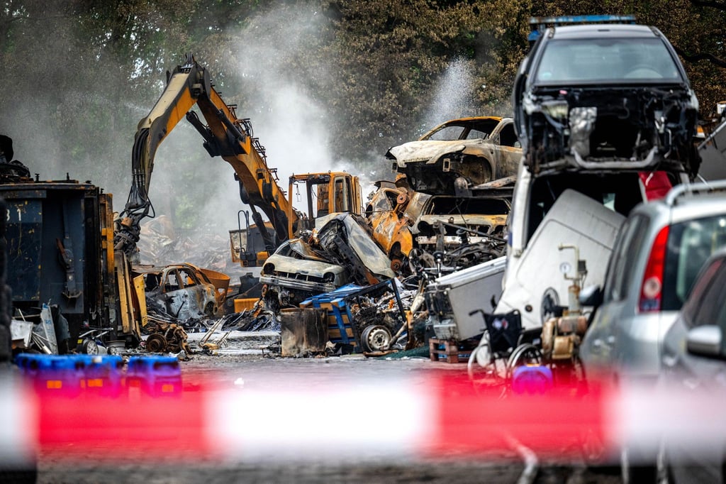 Der Schaden auf dem Recyclinghof geht in die Millionenhöhe.