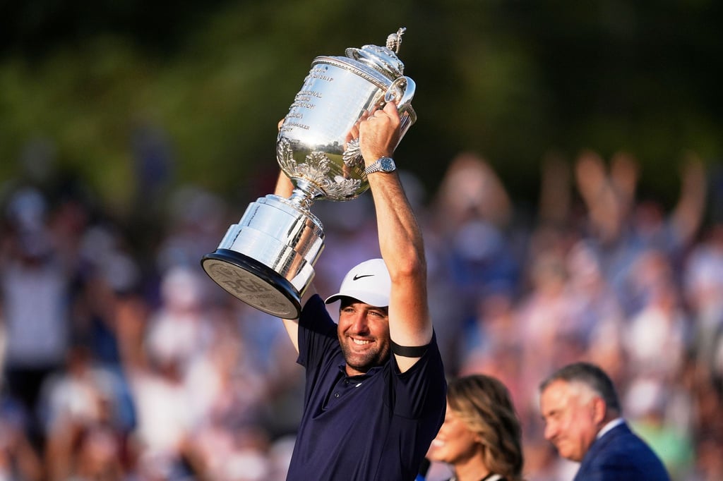 Scottie Scheffler holte sich bei der PGA Championship den dritten Major-Sieg seiner Karriere.