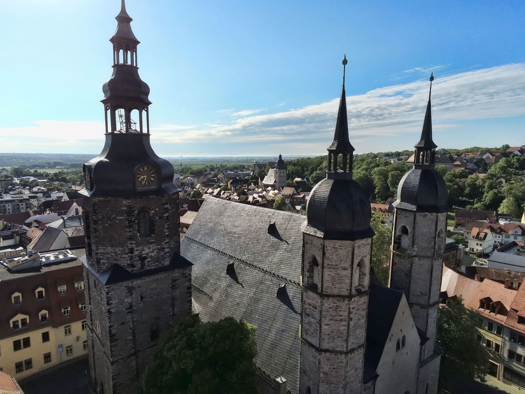 DIe Türme - hier die Andreaskirche - standen am Wochenende in Eisleben im Blickpunkt.