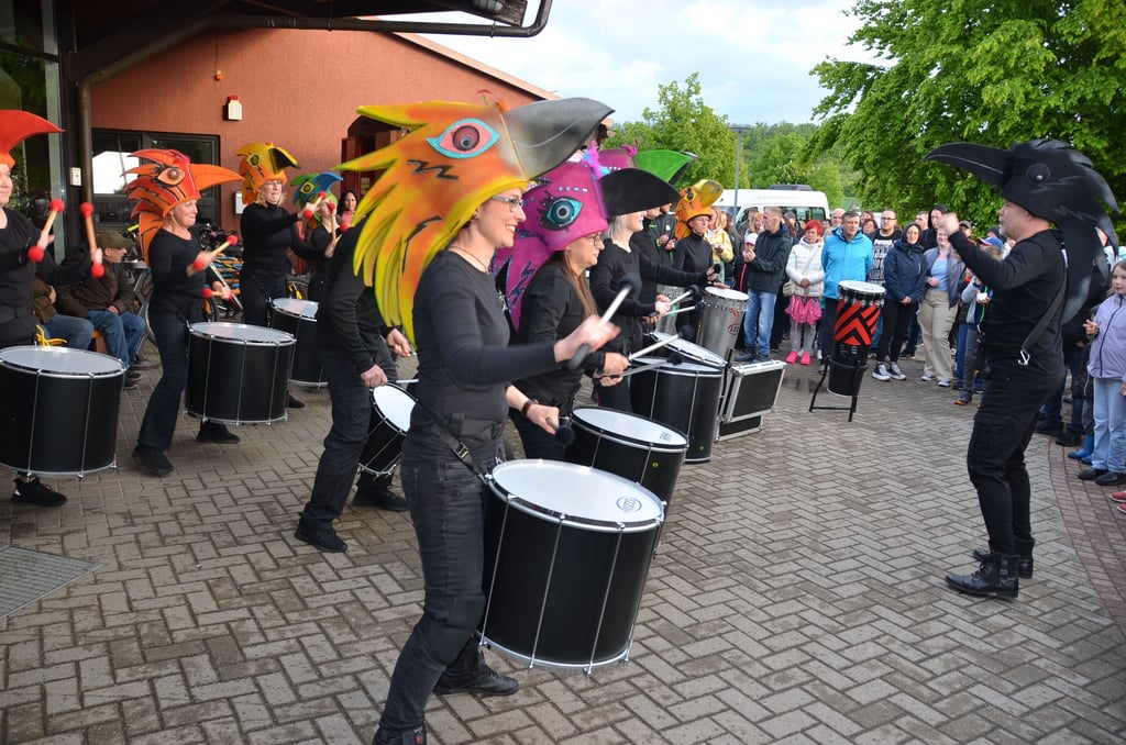 Die Sambagruppe „Baraban“ aus Wernigerode.