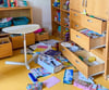 Die Diebe haben in der Kindertagesstätte in Wolmirsleben alle Räume und Schränke durchwühlt.  