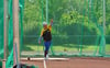 Tischtennisspielerin Annett Hampel wird Mitteldeutsche Meisterin im Diskus. 