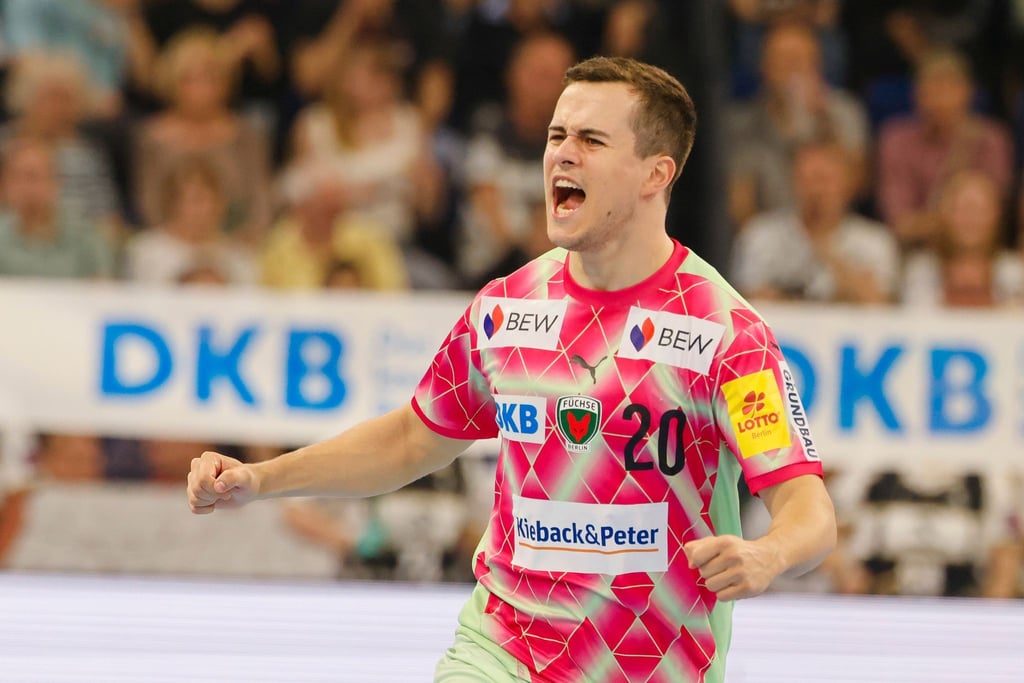 Nationalspieler Tim Freihöfer war neben Mathias Gidsel bester Schütze für die Füchse in Göppingen