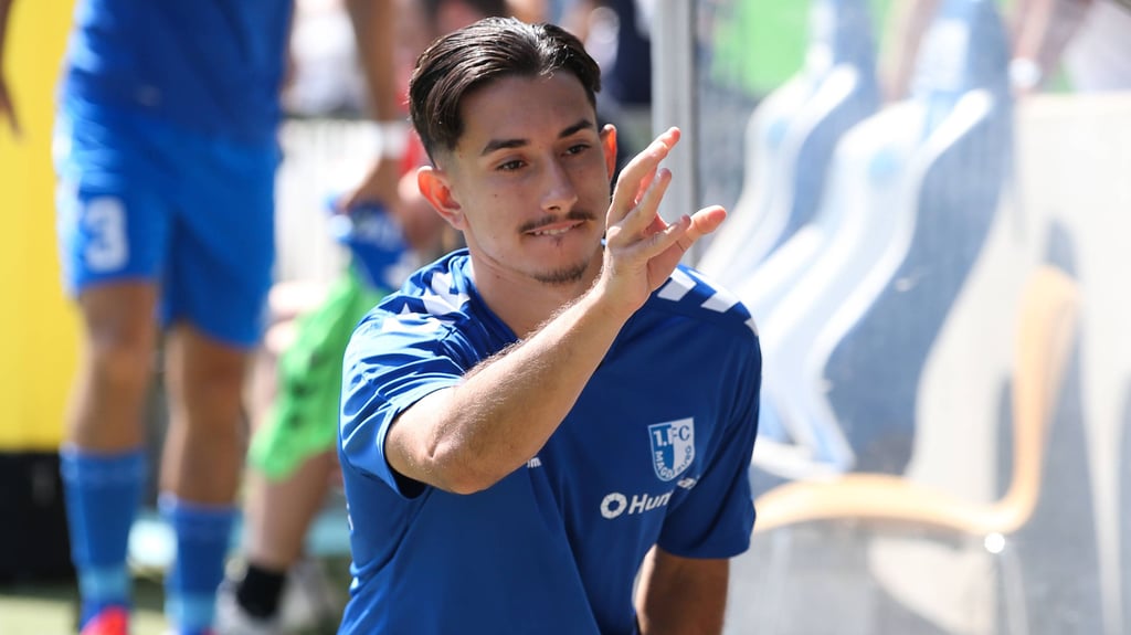 Jason Ceka fehlte bei der feierlichen Verabschiedung der Spieler vom 1. FC Magdeburg.