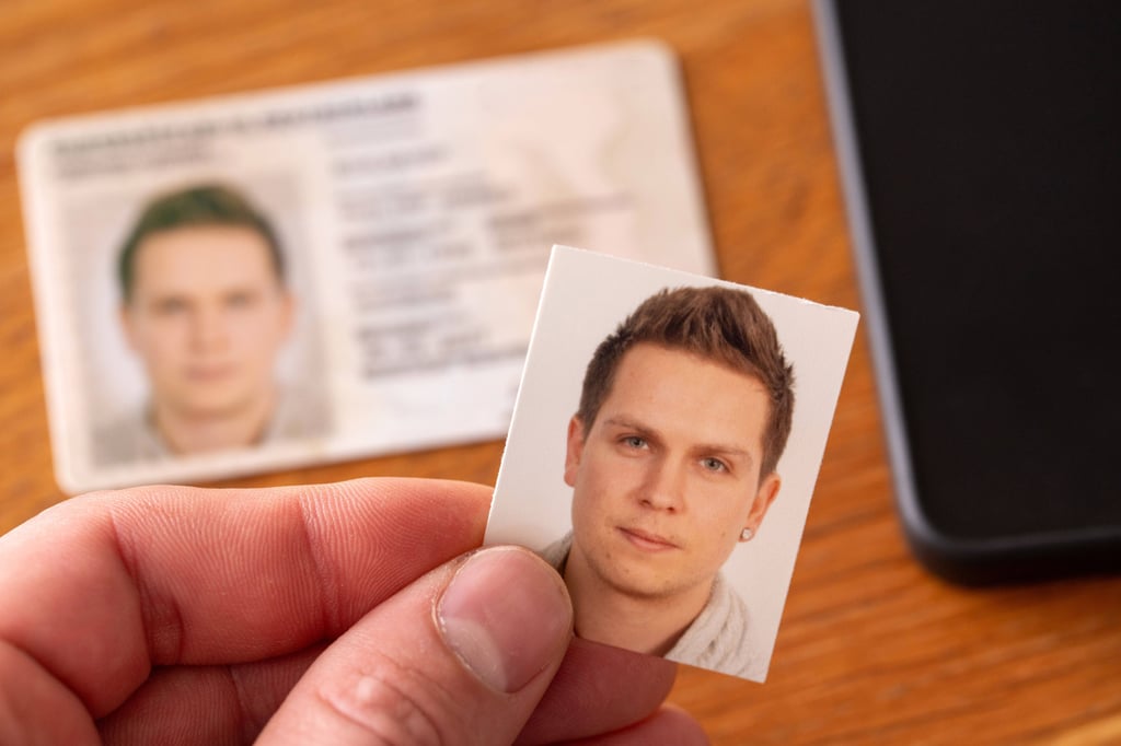 Ein Mann hält ein ausgedrucktes Passfoto in der Hand. Solche Bilder sind für die Ausstellung von Ausweisdokumenten seit 1. Mai nicht mehr zulässig. Dennoch wurde ein Salzwedeler im Bürgercenter nach diesem Stichtag genau danach gefragt.