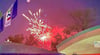 Höhepunkt des 25. Lichterfests: das Feuerwerk über der Kurparkbühne. 
