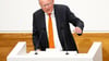Mit einem Appell gegen völkisches Denken verabschiedet sich Weil als geschäftsführender Ministerpräsident.