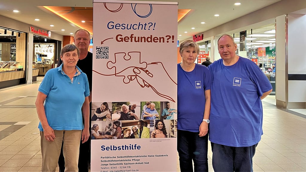 Anke Burman (links) leitet eine Selbsthilfegruppe der Paritätischen Selbsthilfekontaktstelle Halle-Saalekreis.