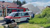 Das Tanklöschfahrzeug der Feuerwehr ist besonders für das Bekämpfen von Vegetationsbränden vorgesehen und kam bei Eltern und Kindern in Derben gut an.