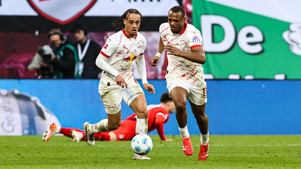Mangelnde Abstimmung: Xavi Simons und Lois Openda.