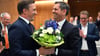 Lechner (l) gratuliert Lies zur neuen Aufgabe – sieht aber erheblichen Handlungsbedarf.