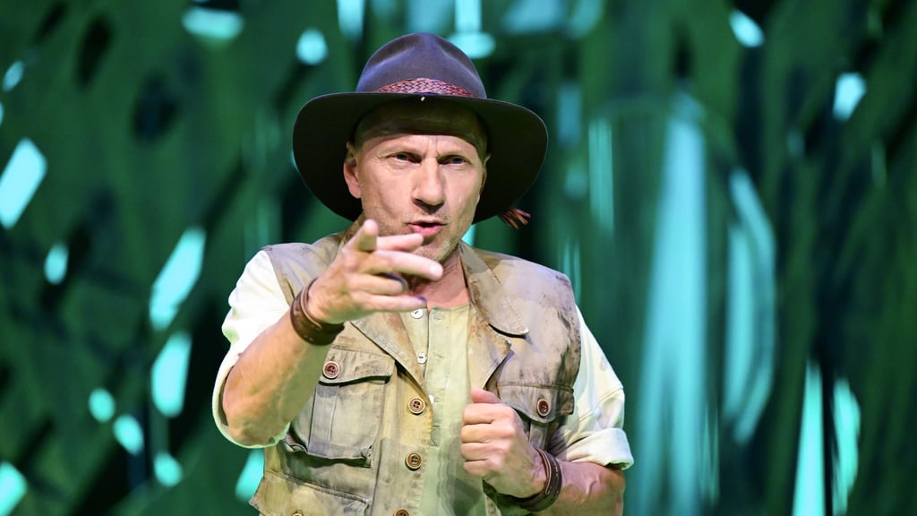 Der Schauspieler und "Tatort"-Kommissar Richy Müller probt für eine Gastrolle im Musical "Tarzan".