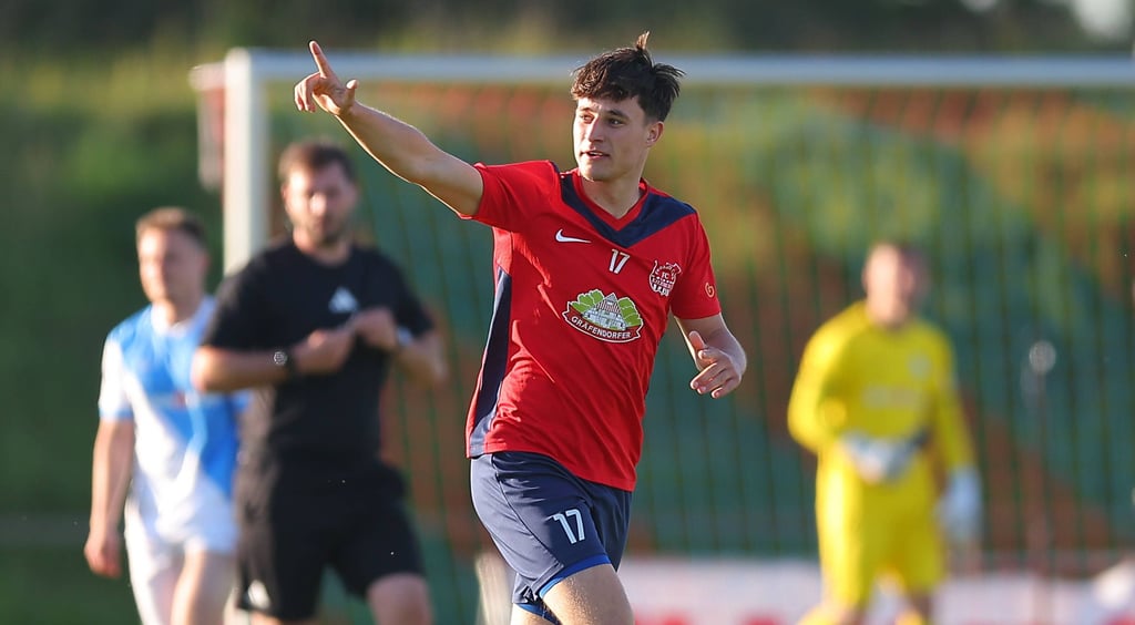 Ex-HFC-Jugendspieler Jonas Marx machte mit elf Toren in der Regionalliga auf sich aufmerksam.