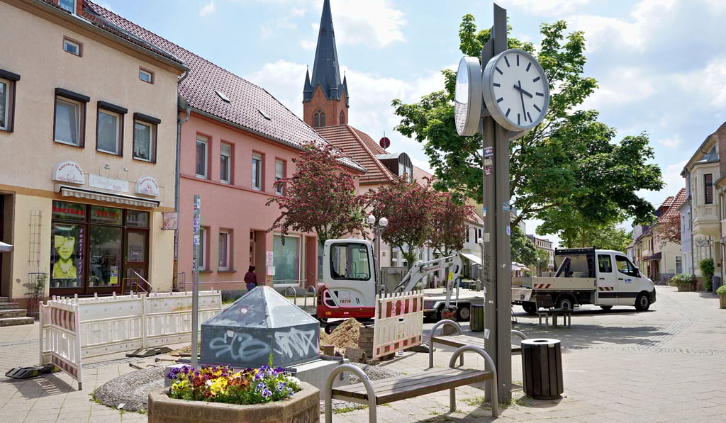 Brunnen in der Wolmirsteder Innenstadt sind nicht betriebsbereit.