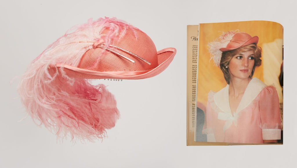 Diesen Hut soll Diana während der Flitterwochen getragen haben.