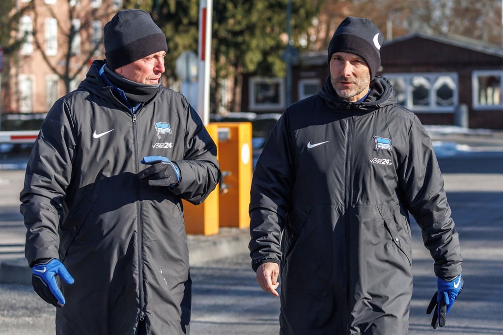 Armin Reutershahn (l) bekam nach seiner Verpflichtung mit Stefan Leitl schnell einen neuen Chef.