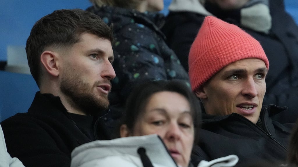 Christopher Lenz (l.) saß bei Hoffenheim meistens auf der Tribüne.