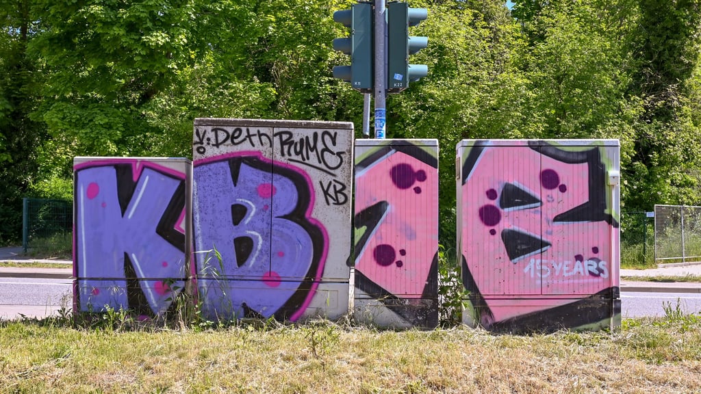 Graffiti gibt es in Wanzleben überall zu bewundern.