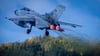 Ein startender Tornado-Kampfjet der Bundeswehr.
